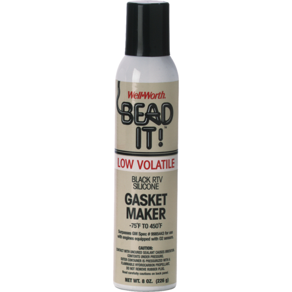 6006 bead it low volatile black rtv silicone gasket maker