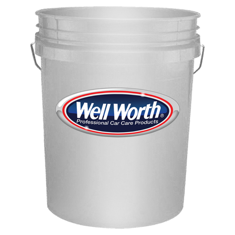86150A 5 gallon capacity pail with Well Worth logo