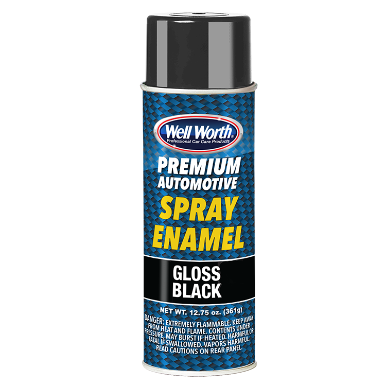 premium automotive spray enamel gloss black 4001