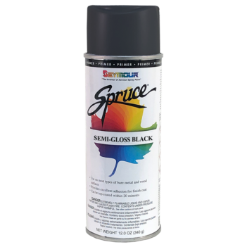 Spruce semi-gloss black paint primer 4003