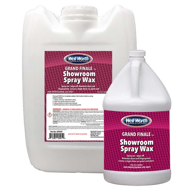 Grand Finale Showroom Spray Wax 20495C 20491 grand finale showroom spray wax 20495C 20491
