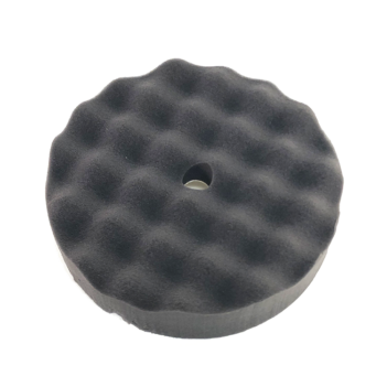 one-sided charcoal waffle buff pad