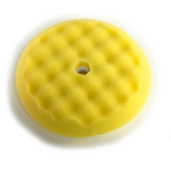 double-sided yellow waffle buff pad 85309