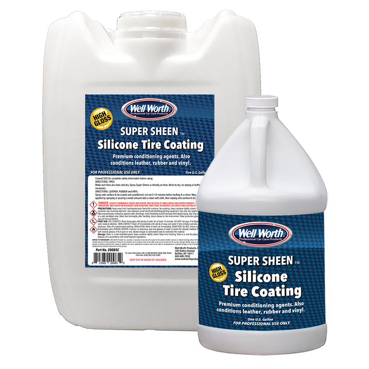 super sheen silicone tire coating 20085C 20081