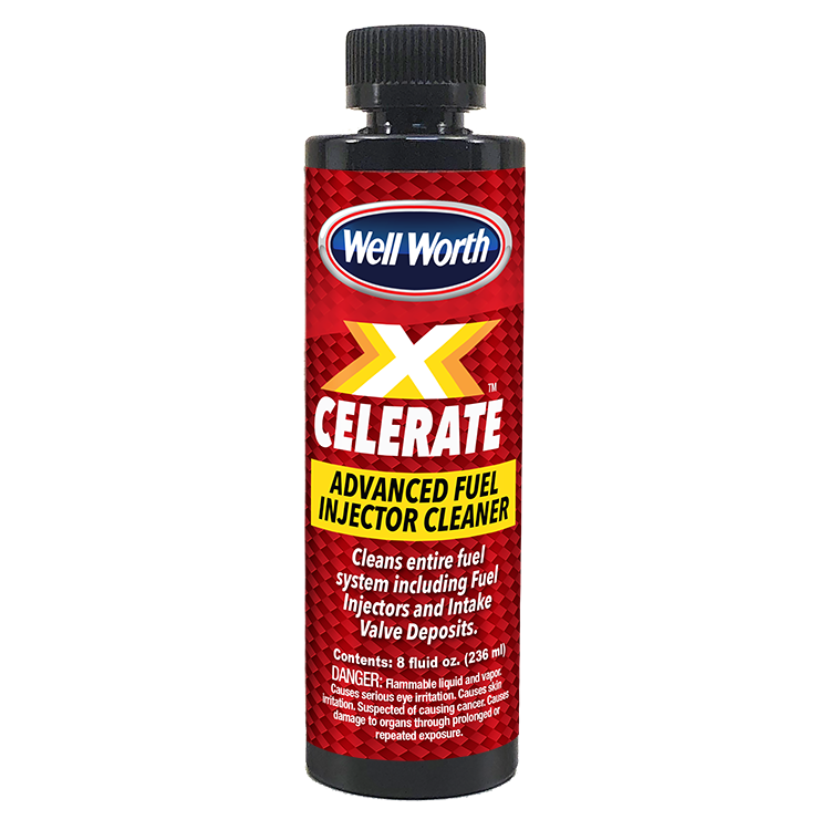 Xcelerate advanced fuel injector cleaner. 8001