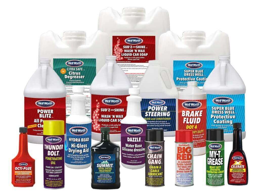 variety of well worth auto detailing products and shop supplies