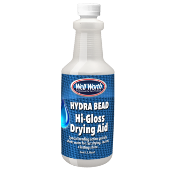 Hydra Bead Hi-Gloss Drying Aid. Special beading action quickly sheds water for fast drying. Leaves a lasting shine. One U.S. Quart.