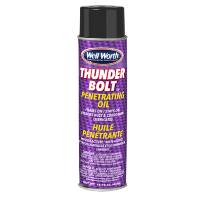 One can of Well Worth Professional Car Care Products Thunderbolt (TM) Penetrating Oil