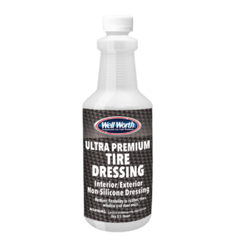 One bottle of Well Worth Professional Car Care Products Ultra Premium Tire Dressing Interior/Exterior Non-Silicone Dressing