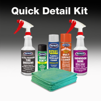 Well Worth Professional Car Care Products Quick Detail Kit. A small array of detailing products, plus towels and sprayers.
